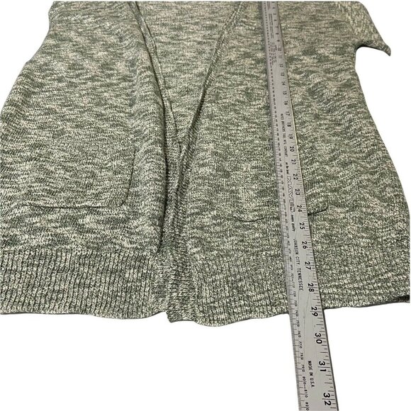 ModCloth Cardigan Size Large Green with Pockets Open Front Sweater - Picture 6 of 8